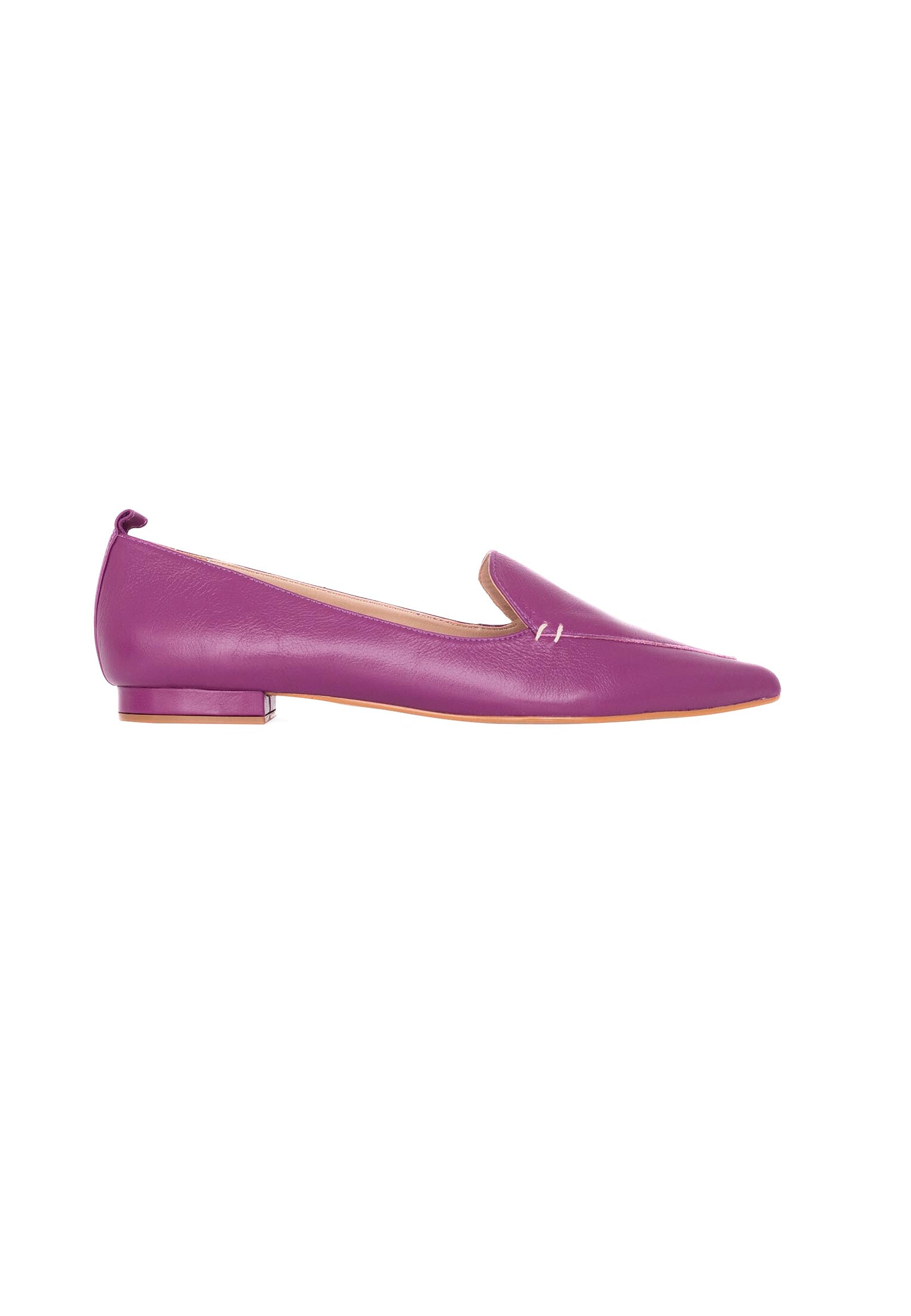 107NVMA_-_Edited.jpg Butiá Purple Leather Ballerinas – Pointed-Toe Flat (Copy) - Image 1