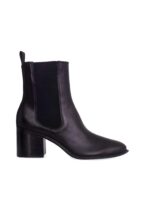 Canna Black Leather Chelsea Ankle Boots – 6.5cm Block Heel - Image 4
