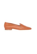 Cipó Brown Leather Square-Toe Loafers – Flat - Image 7
