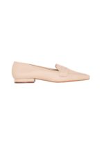 Cipó Beige Leather Square-Toe Loafers – Flat - Image 10