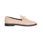 Caetê Calf Beige Leather Loafers