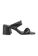Xaxim Goat Black Leather Mules – 6.5cm Block Heel Slip-On - Image 9