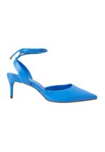 Jaborandi Blue Leather Slingback Heels – 6.5cm Pointed Toe - Image 7