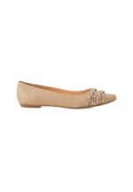 Guarandí Raffia Leather Ballerinas – Natural Beige Flat - Image 10