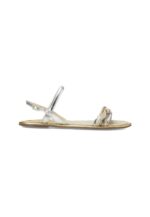 Albizia Leather Flat Sandals – Gold Natural - Image 7