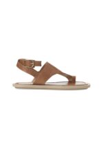 Paineira Caramel Leather Toe-Ring Flat - Image 6