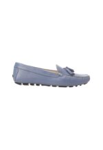 Caviúna Blue Calf Leather Tassel Loafers – Flat - Image 9