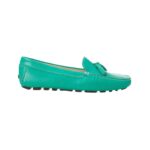 Caviúna Green Calf Leather Tassel Loafers – Flat