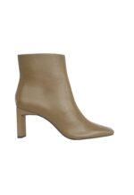 Senna Goat Olive Leather Boots – Block Heel - Image 6