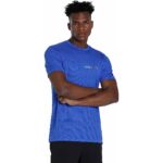 Men’s Short Sleeve T-Shirt Puma Run Favorite Logo Blue - Image 15
