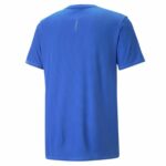 Men’s Short Sleeve T-Shirt Puma Run Favorite Logo Blue - Image 8