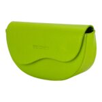 RB1027AD  | Borsa Donna a Bandoliera stondata in Vera Pelle Made in Italy. Tracolla removibile e regolabile in pelle. Accessori Nickel Lucido - Colore Lime - Dimensioni: cm 25 x 15 x 9 - Image 3