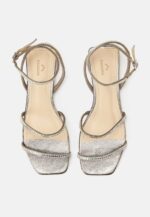 Aroeira Silver Leather Sandals – Crystal Straps - Image 2