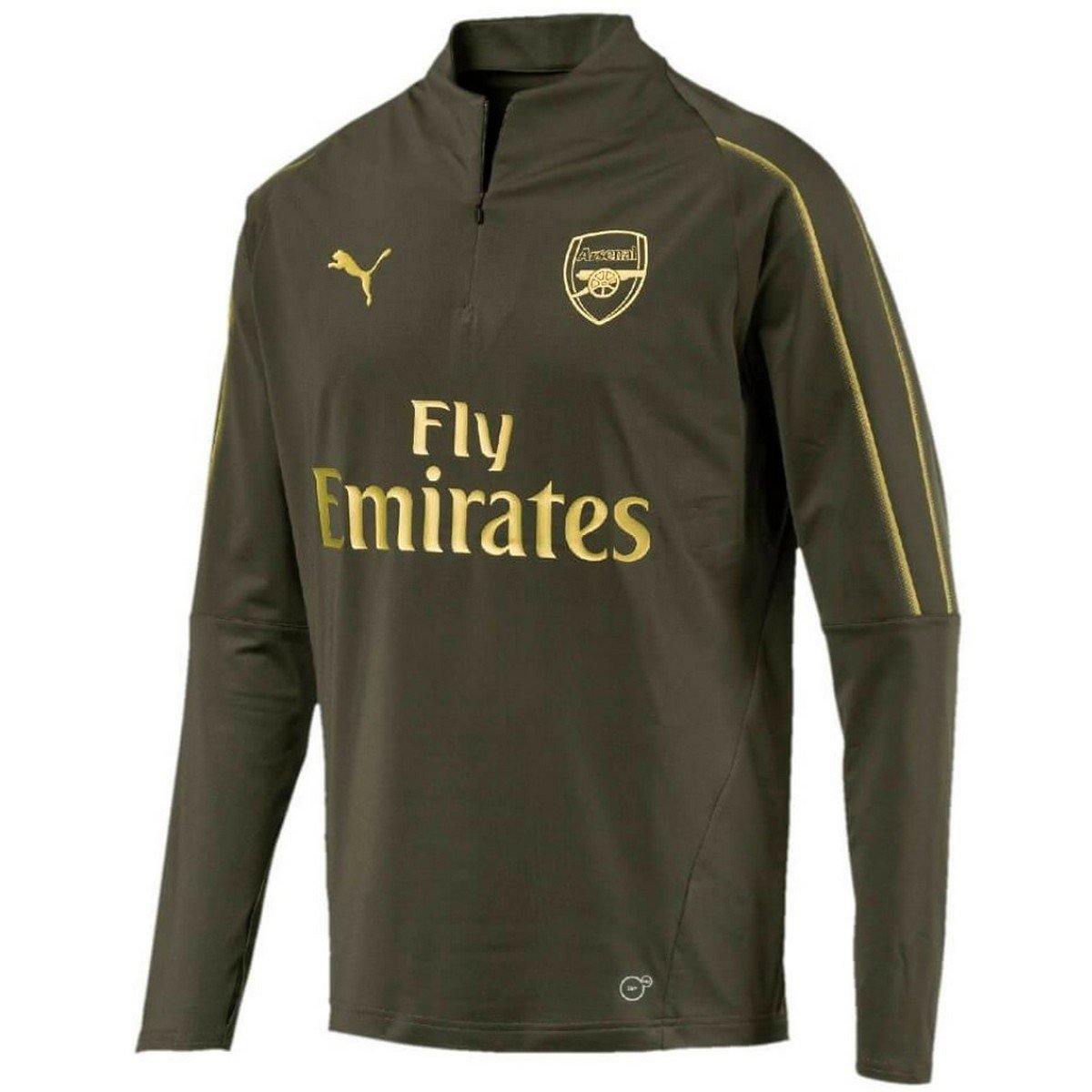 Arsenal FC green training technical soccer tracksuit 2018/19 - Puma - Image 3