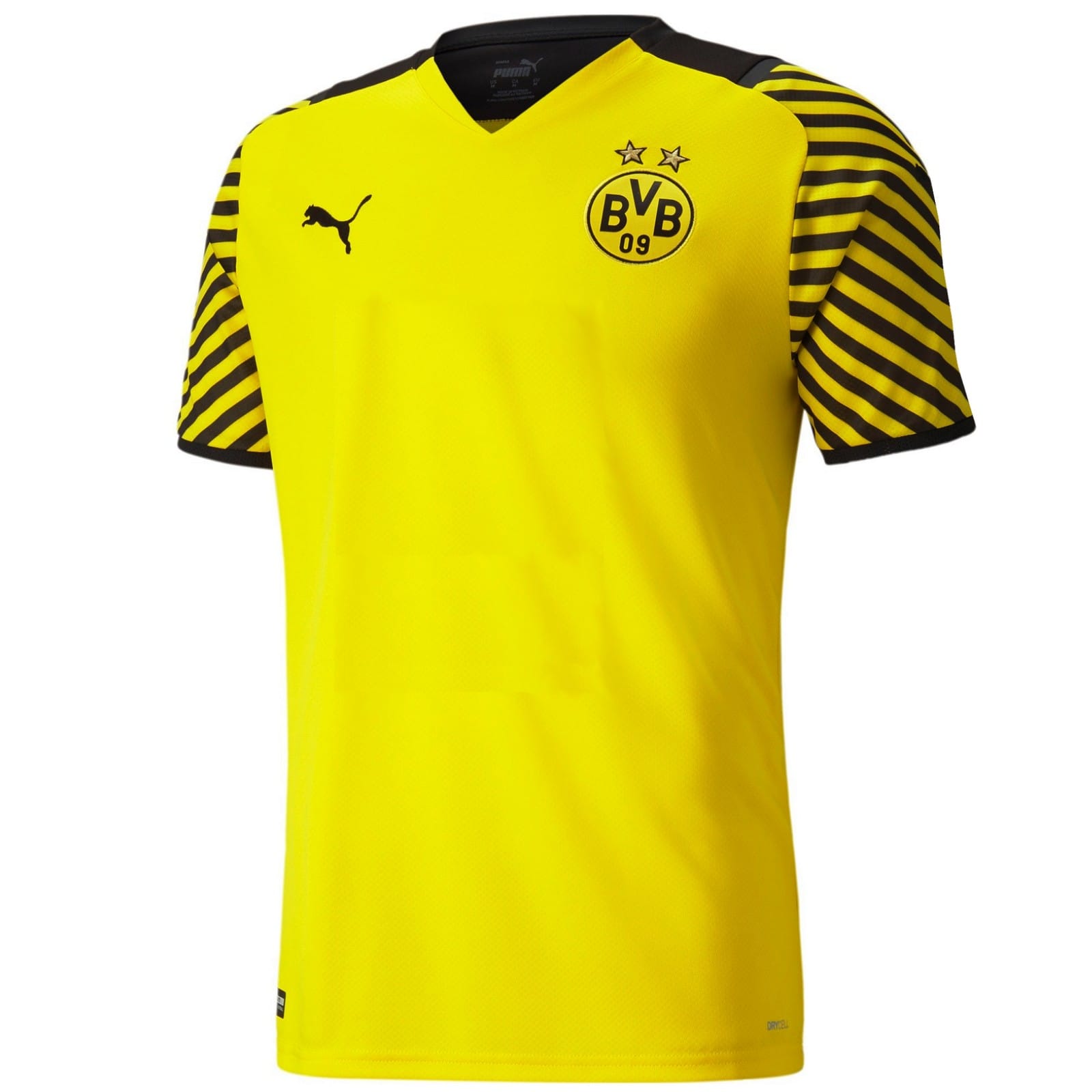 borussia_dortmund_home_soccer_jersey_2021_2022_puma_no_sponsor_unsponsored_maillot_foot_domicile_yellow_shirt_football_camiseta_futbol_maglia_calcio.jpg BVB Borussia Dortmund Home soccer jersey 2021/22 - Puma - Image 1