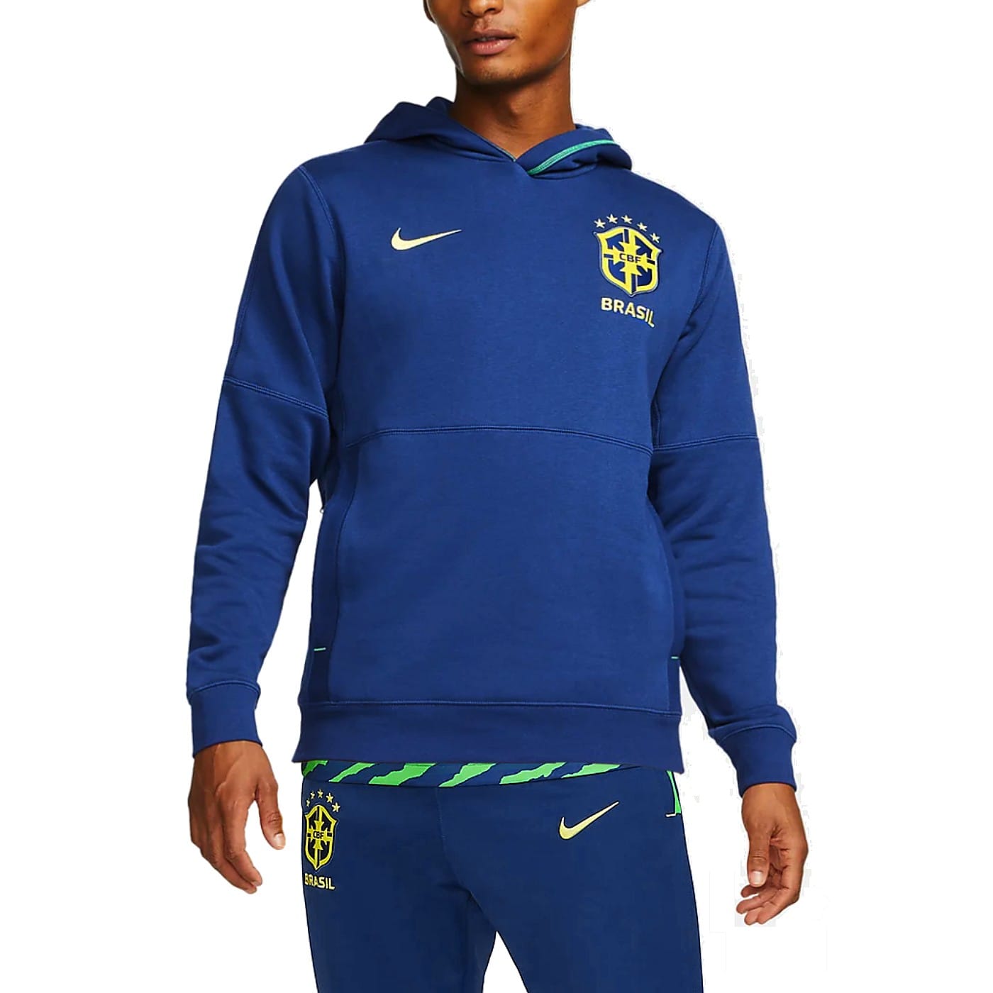 Brazil national team Casual fleece travel tracksuit 2022/23 - Nike - Image 1