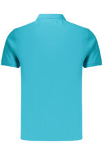COVERI MOVING MEN'S SHORT-SLEEVE POLO SHIRT, BLUE - Image 2