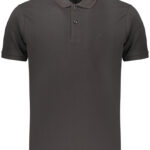 COVERI MOVING MEN'S SHORT-SLEEVE POLO SHIRT BLACK