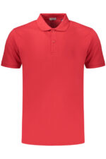 COVERI MOVING MEN'S SHORT-SLEEVE POLO SHIRT, RED