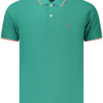 COVERI MOVING MEN'S SHORT-SLEEVE POLO SHIRT, GREEN