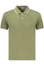 COVERI MOVING MEN'S SHORT-SLEEVE POLO SHIRT, GREEN