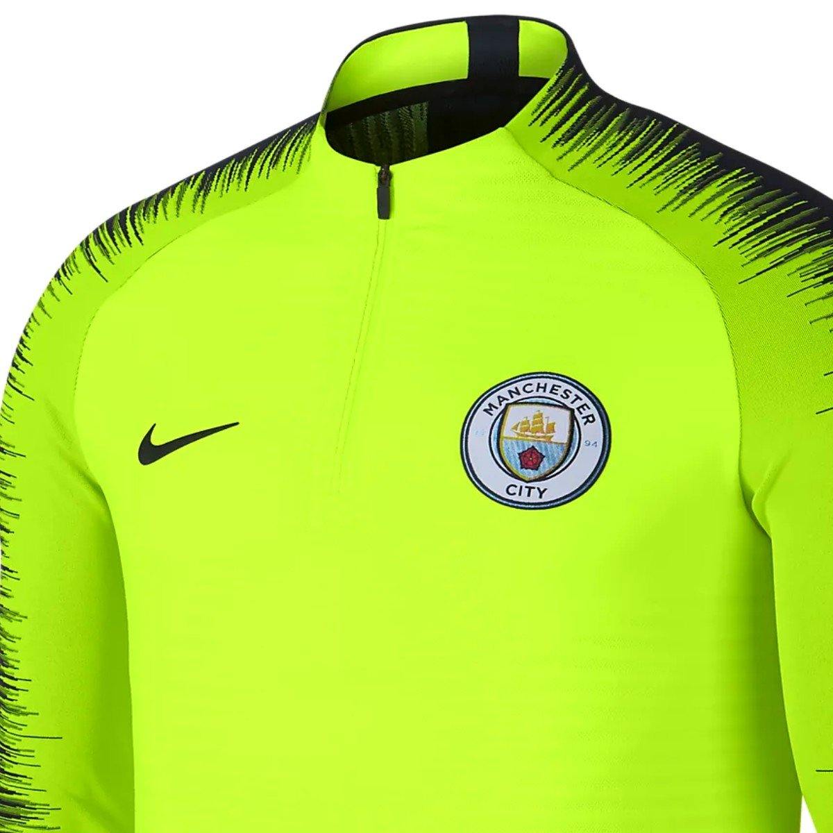 Manchester City FC fluo Vaporknit Technical Soccer Tracksuit 2019 - Nike - Image 5