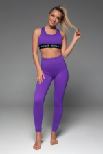 RAINY - LILA magas derekú fitness leggings