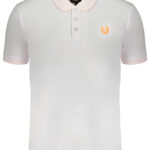 GIAN MARCO VENTURI MEN'S WHITE SHORT SLEEVED POLO SHIRT