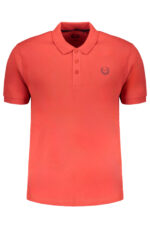 GIAN MARCO VENTURI MEN'S RED SHORT SLEEVED POLO SHIRT