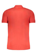 GIAN MARCO VENTURI MEN'S RED SHORT SLEEVED POLO SHIRT - Image 2