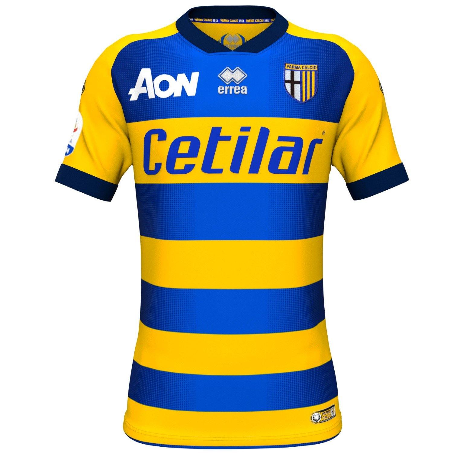 Parma Calcio Away soccer jersey 2018/19 - Errea - Image 1