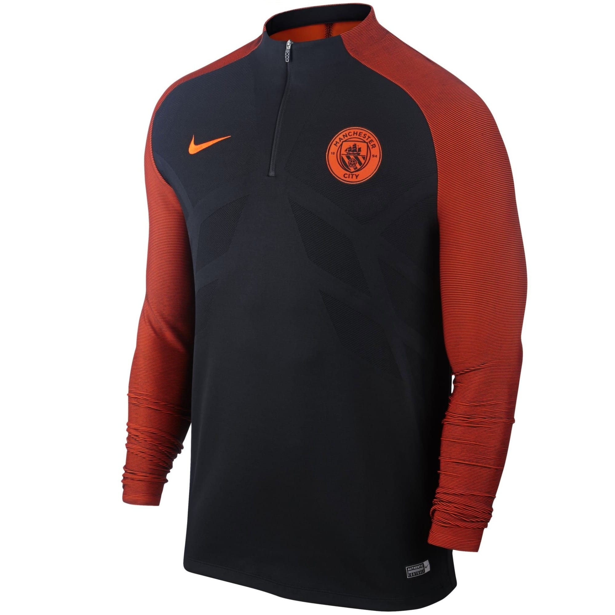 manchester-city-vaporknit-training-top-black-red-side-view.jpg Manchester City FC Vaporknit technical training top 2016/17 - Nike - Image 1