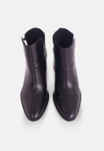 Attalea Black Leather Ankle Boots – 6.5cm Block Heel - Image 3