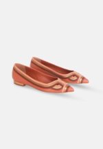 Begonia Caramel Leather Ballerinas - Image 2