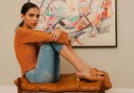 Carobá Caramel Leather Mules – 4cm Cylindrical Block Heel Slip-On - Image 5