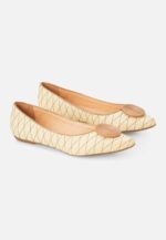 Corobá Raffia Leather Ballerinas - Natural - Image 2