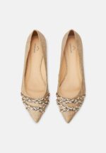 Guarandí Raffia Leather Ballerinas – Natural Beige Flat - Image 2