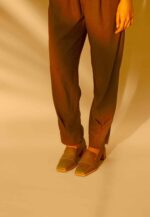 Louro Loafers in Green Calf Leather – 4cm Block Heel - Image 4