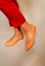Pitanga Yellow Leather Ballerinas - Image 4