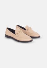Caetê Calf Beige Leather Loafers - Image 2