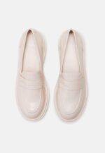 Carvalho Off-White Leather Loafers – Chunky 6cm Block Sole - Image 3