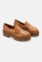 Carvalho Caramel Leather Loafers – Chunky 6cm Block Sole - Image 3