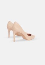 Beri Leather Stiletto Pumps – 8.7cm Beige - Image 2