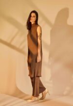 Beri Leather Stiletto Pumps – 8.7cm Beige - Image 4