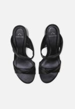 Xaxim Goat Black Leather Mules – 6.5cm Block Heel Slip-On - Image 3