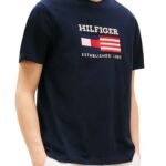 TOMMY HILFIGER - Men's Americana Monotype Flag Box T-shirt  - Size XXL