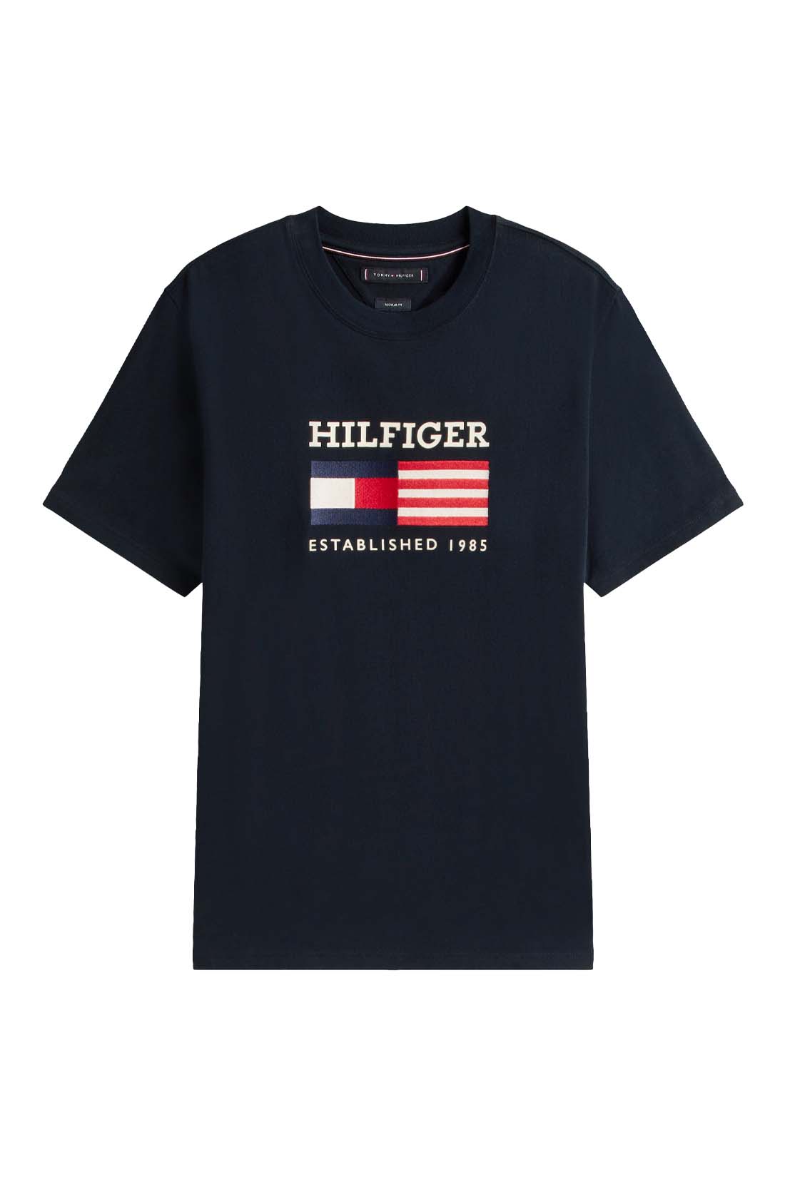 TOMMY HILFIGER - Men's Americana Monotype Flag Box T-shirt  - Size XXL - Image 4