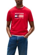 TOMMY HILFIGER - Men's Americana Monotype Flag Box T-shirt  - Size XXL - Image 30