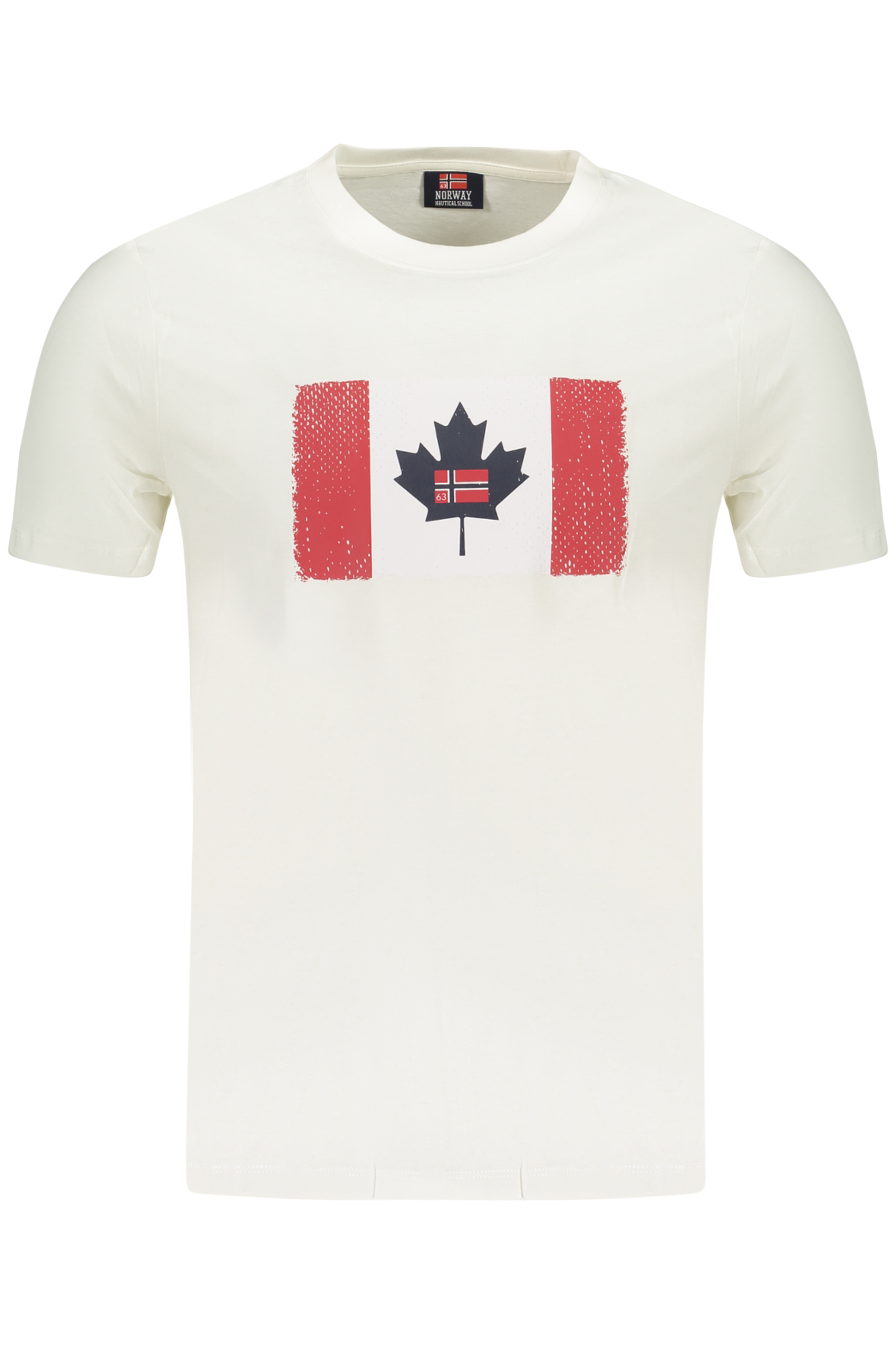 norway1963t-shirtmanichecorteuomobianco_1-2.jpg NORWAY 1963 MEN'S SHORT SLEEVE T-SHIRT WHITE - Image 1