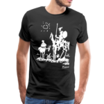 Pablo Picasso Don Quixote of La Mancha 1955 artwork t-shirt - Image 2